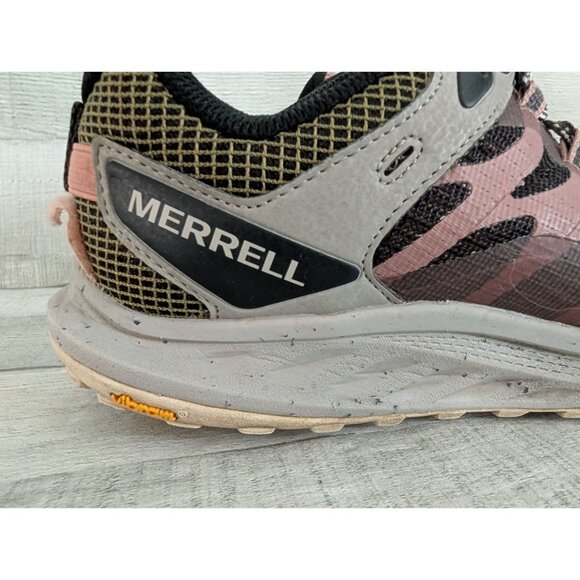 Merrell Antora 3 Vibram Sole Running Shoes Rose/Black Size 9.5 - Picture 4 of 6